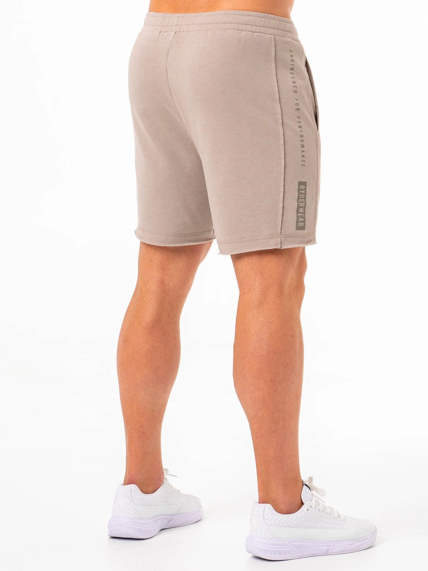 Pursuit Track Shorts - Taupe - Image 2