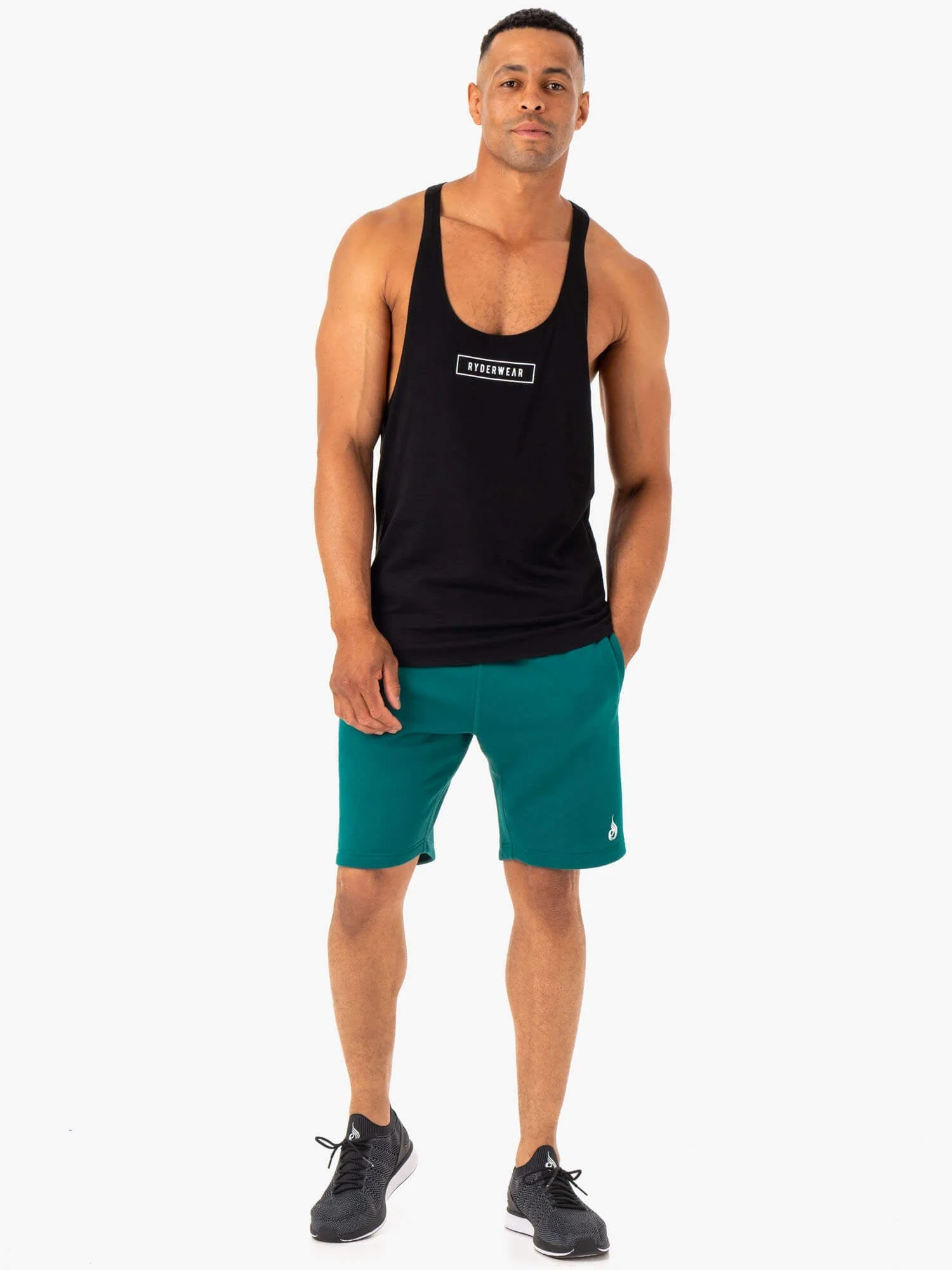 Recharge Track Short - Teal - Image 5