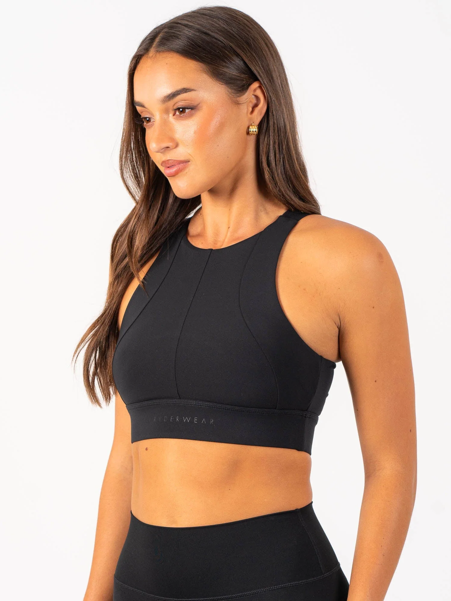 Reset High Impact Sports Bra - Black - Image 3