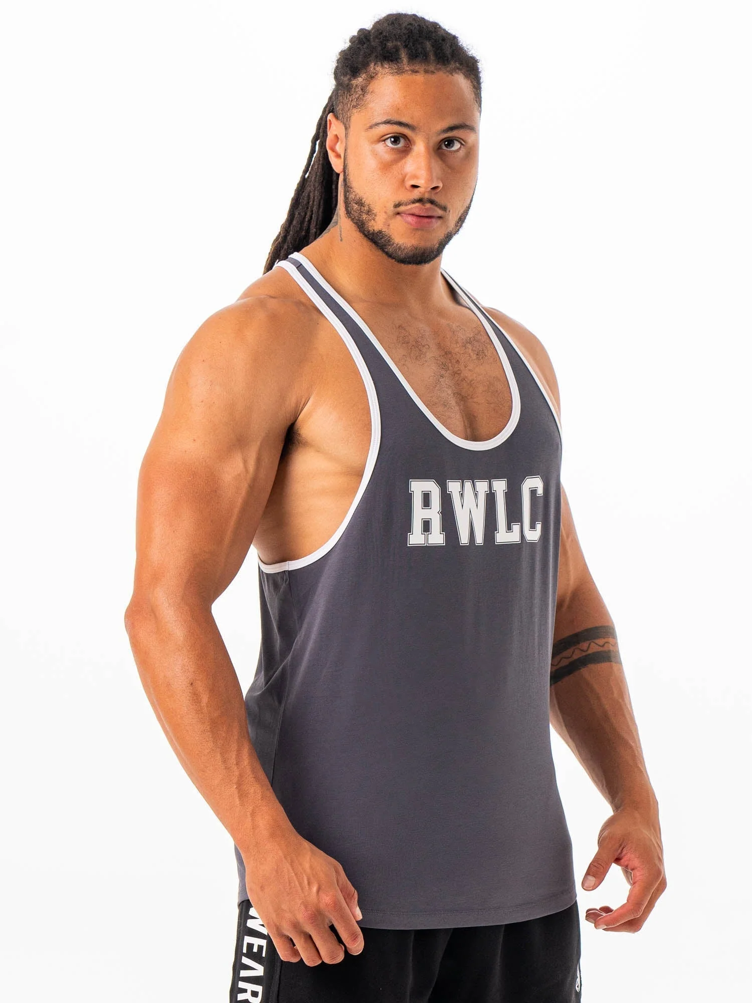RWLC Stringer T-back - Charcoal - Image 4