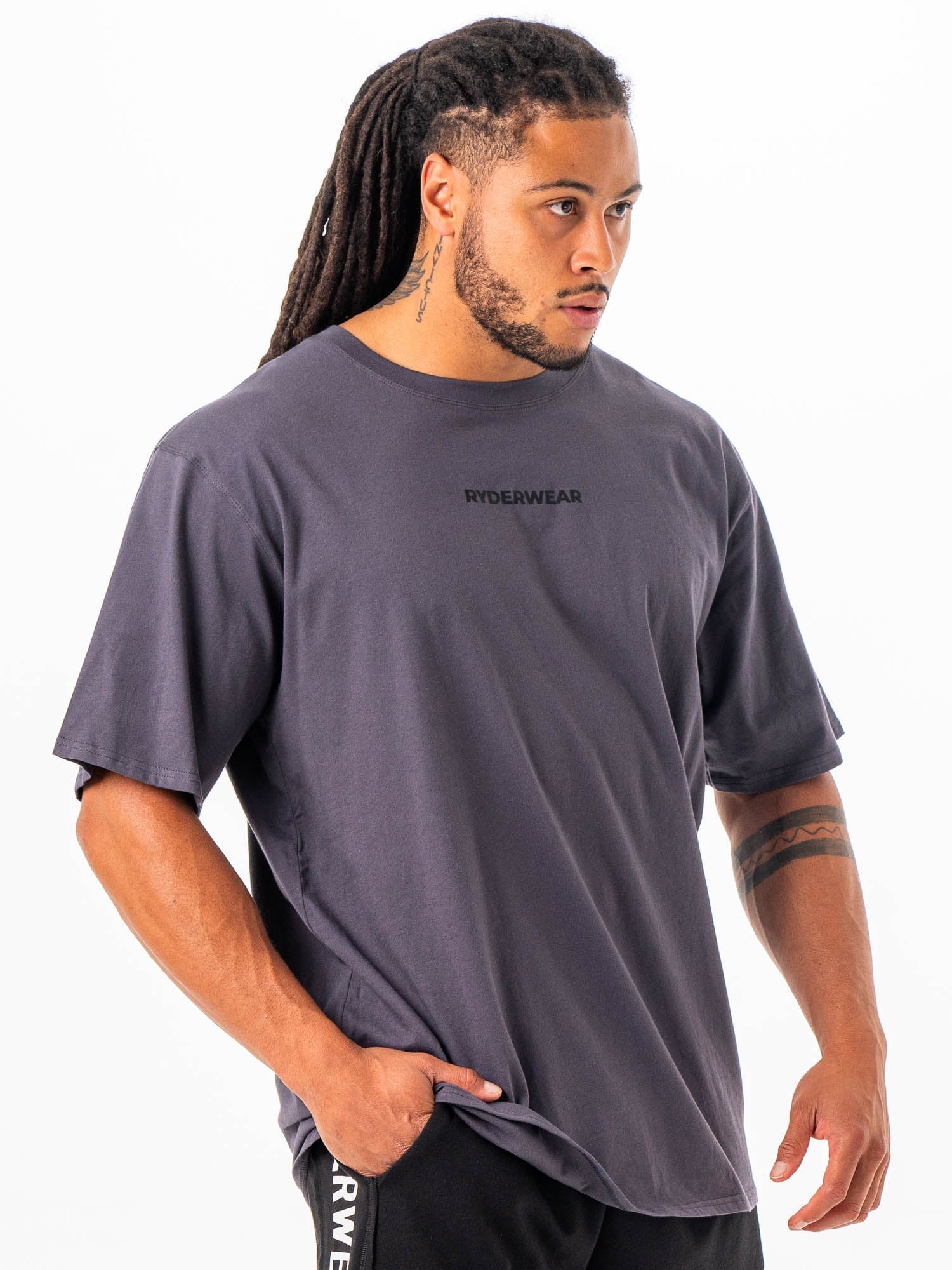 Ryderwear Oversized Tshirt - Charcoal - Image 4