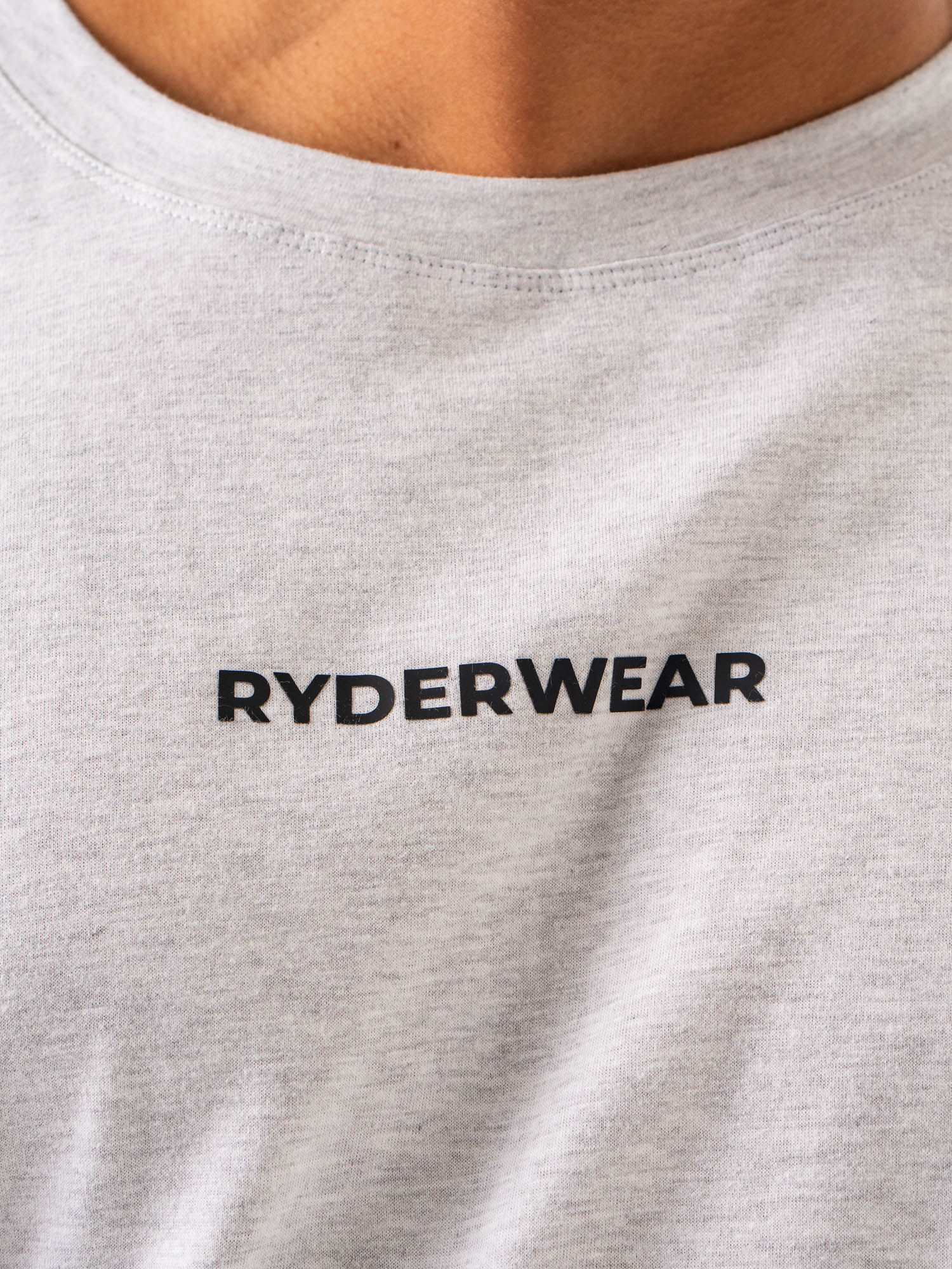 Ryderwear Oversized Tshirt - Snow Marl - Image 5