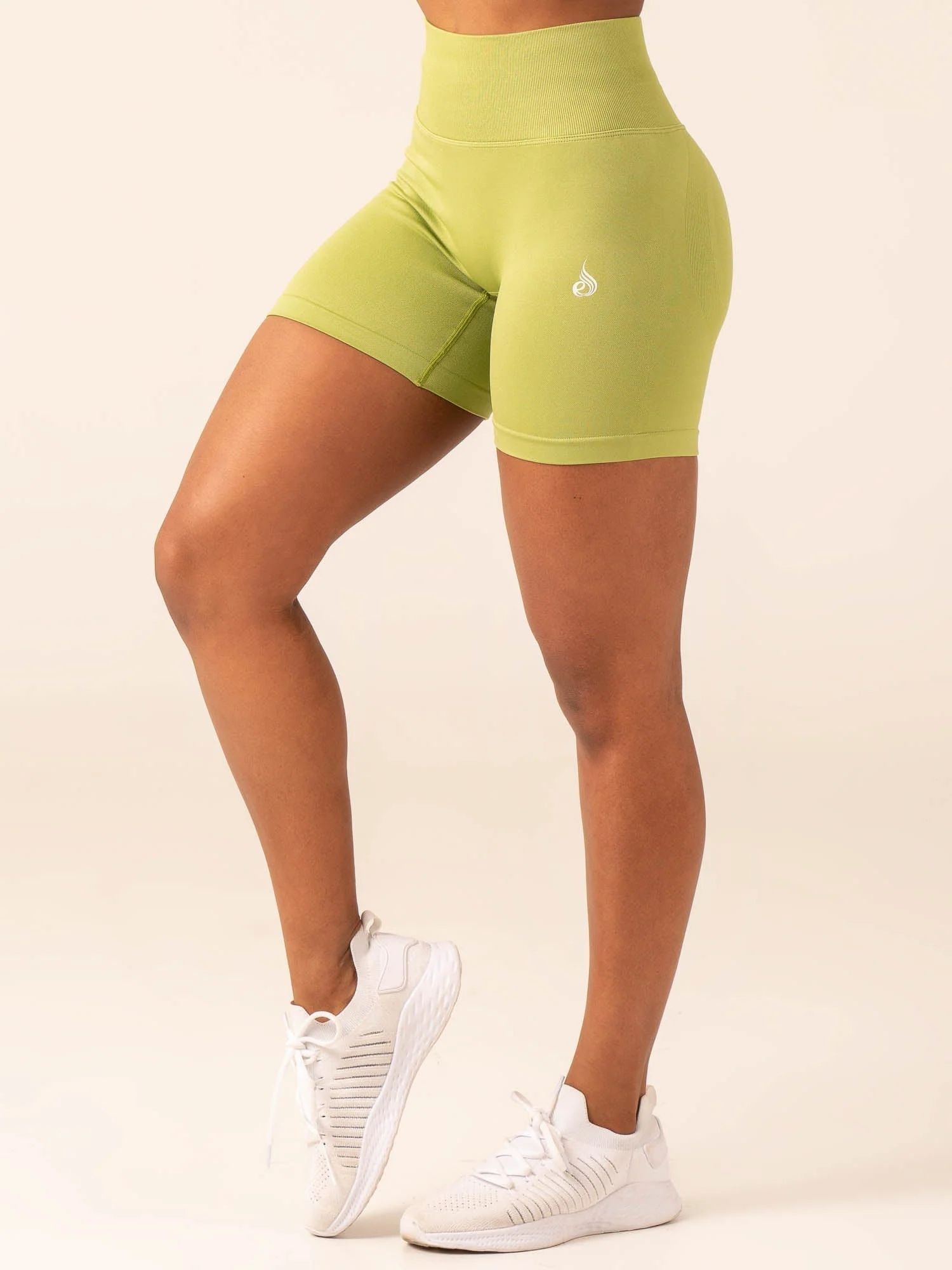 Lift BBL Scrunch Seamless Shorts - Olive - Image 2