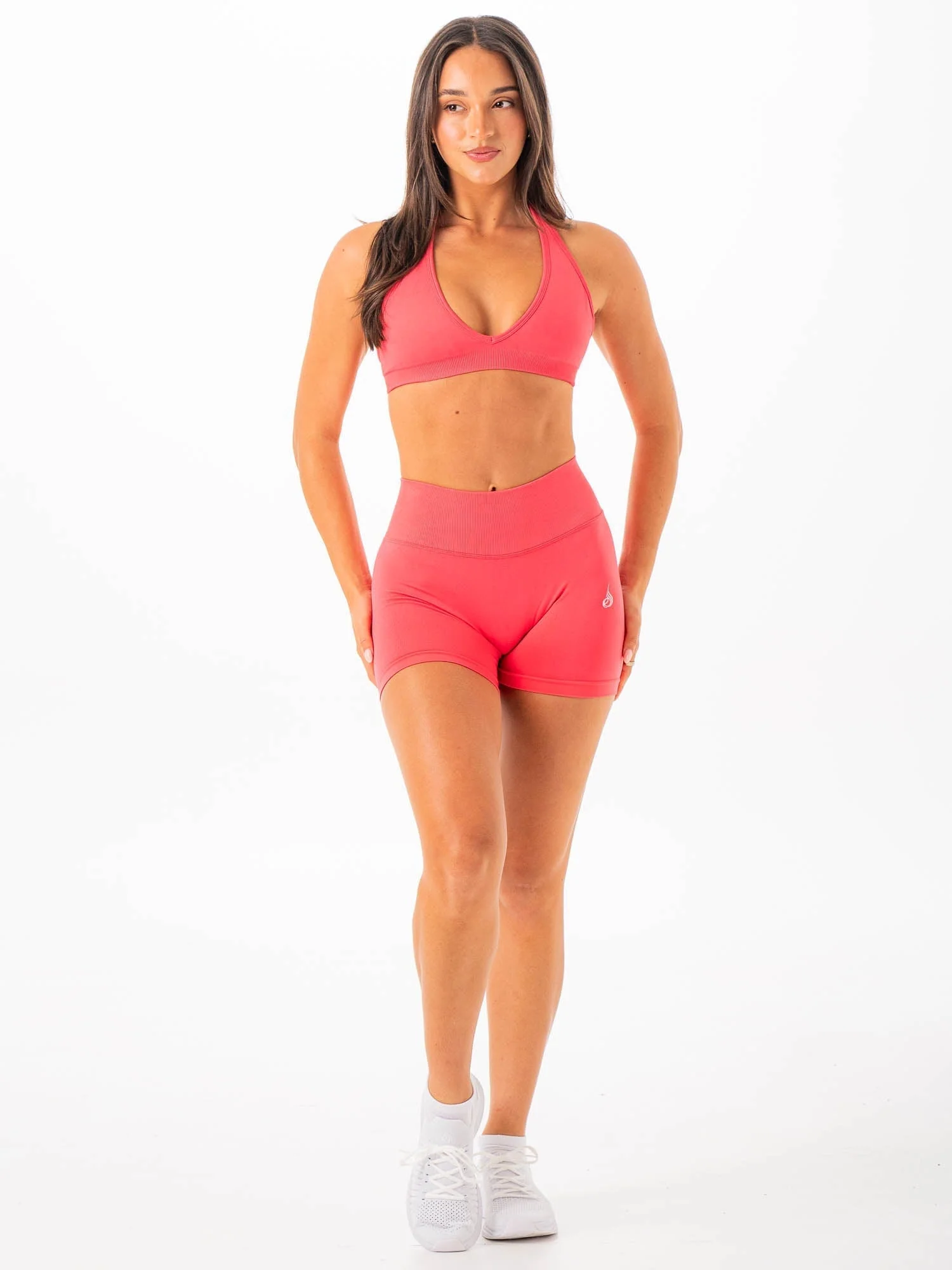 Sculpt Seamless Halter Bra - Watermelon - Image 8