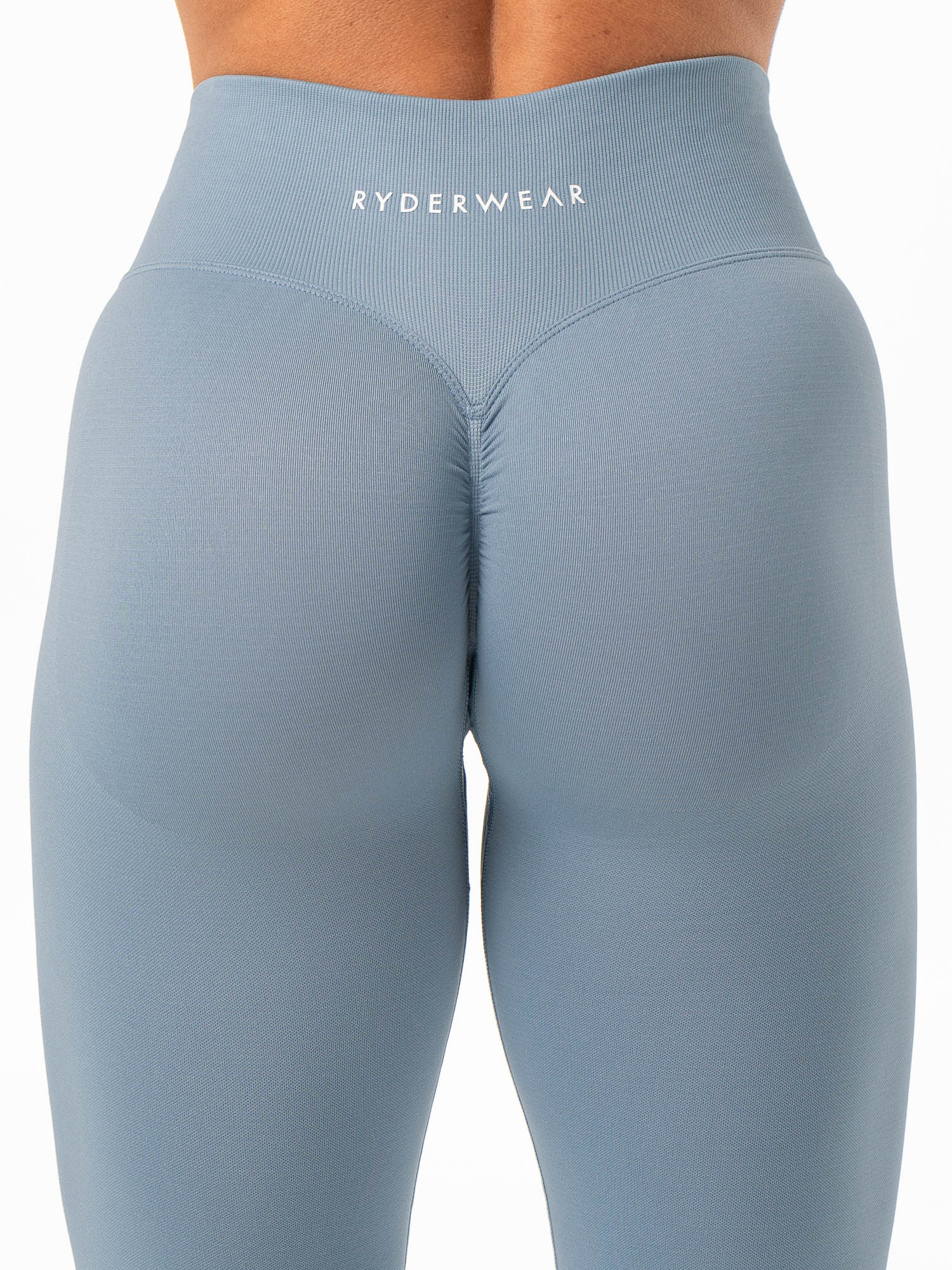 Sculpt Seamless Leggings - Steel Blue - Image 3
