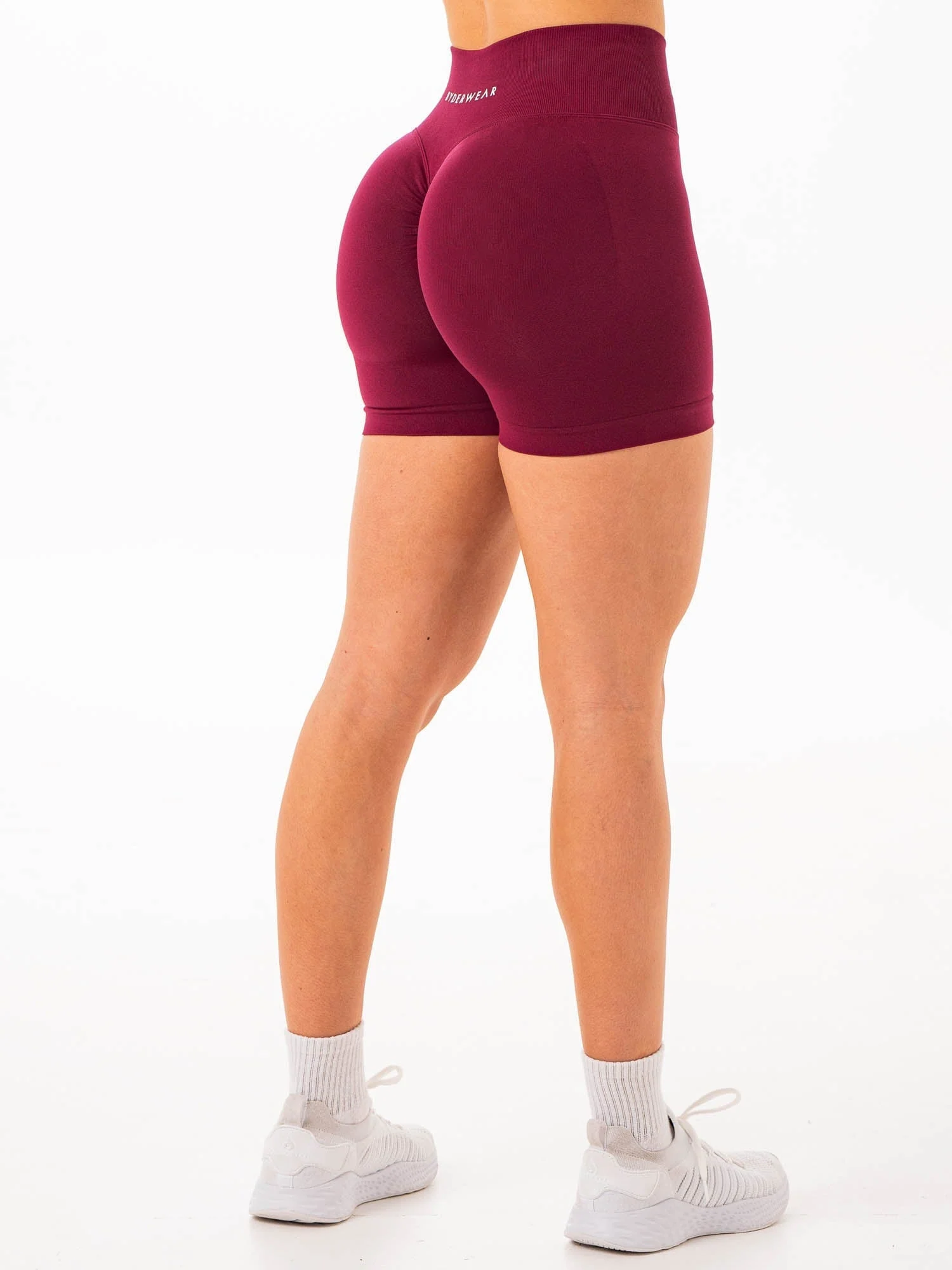 Sculpt Seamless Shorts - Cranberry - Image 4