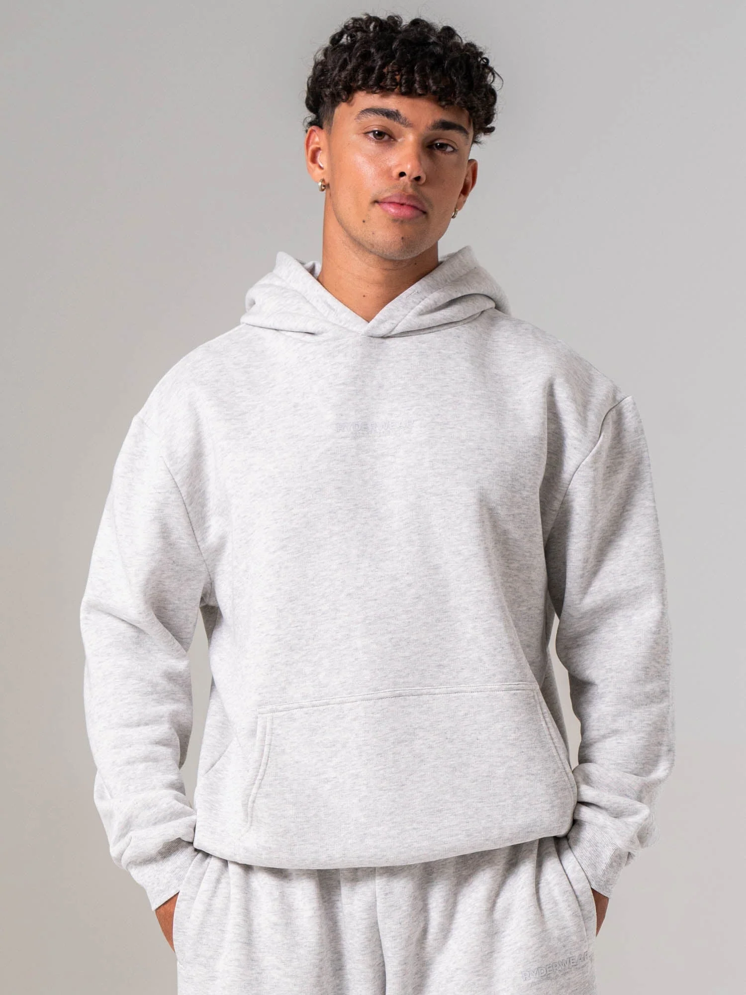 Unisex Fleece Hoodie - Snow Marle