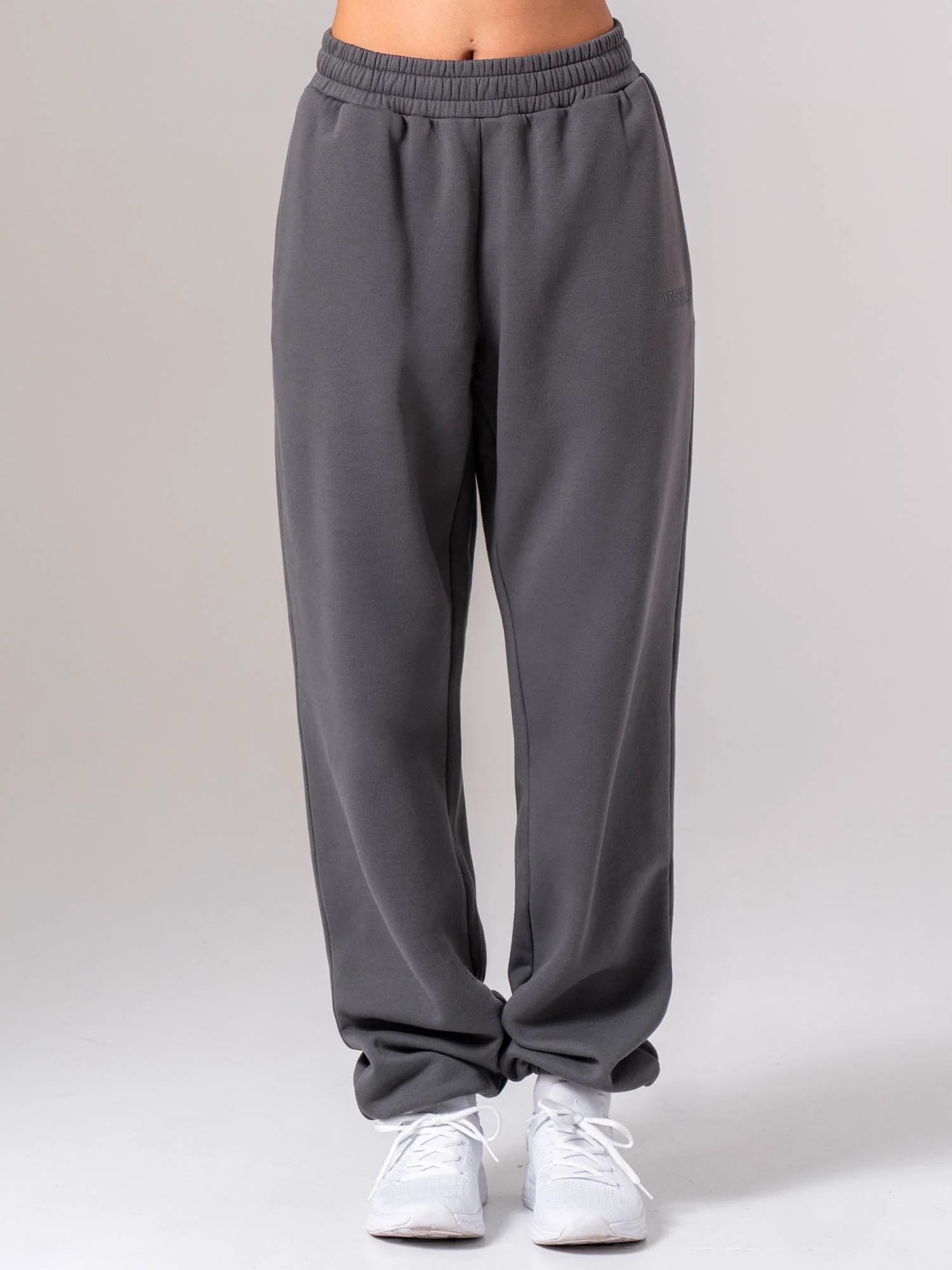 Unisex Fleece Track Pant - Charcoal
