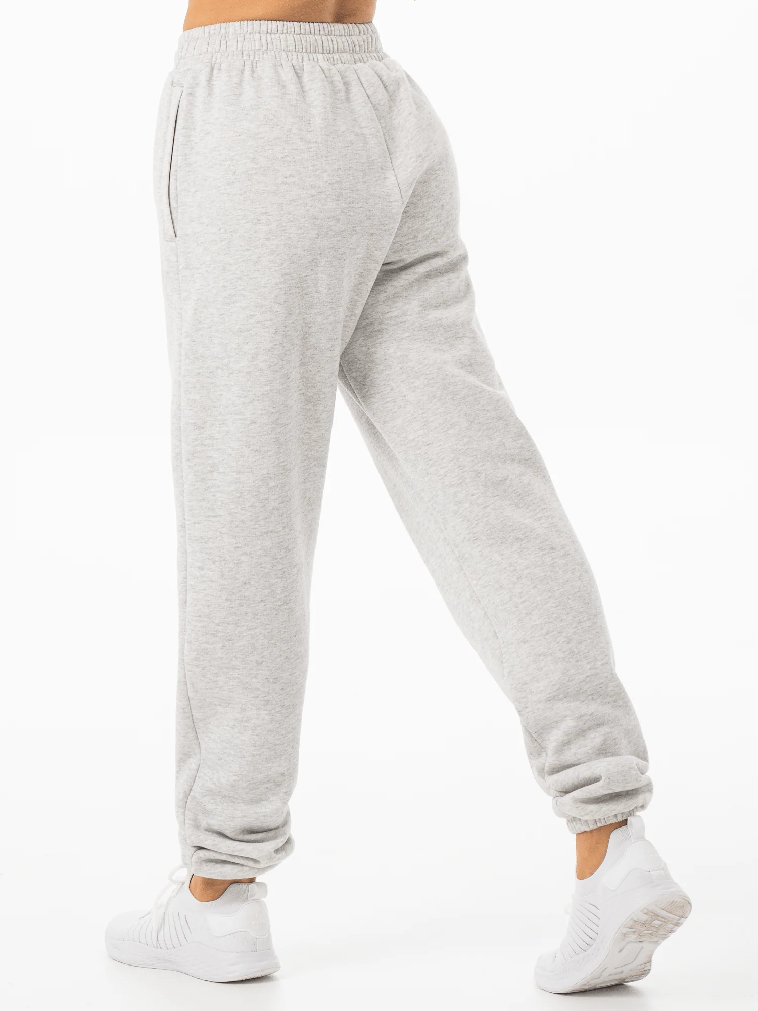 Unisex Track Pants - Snow Marl - Image 2