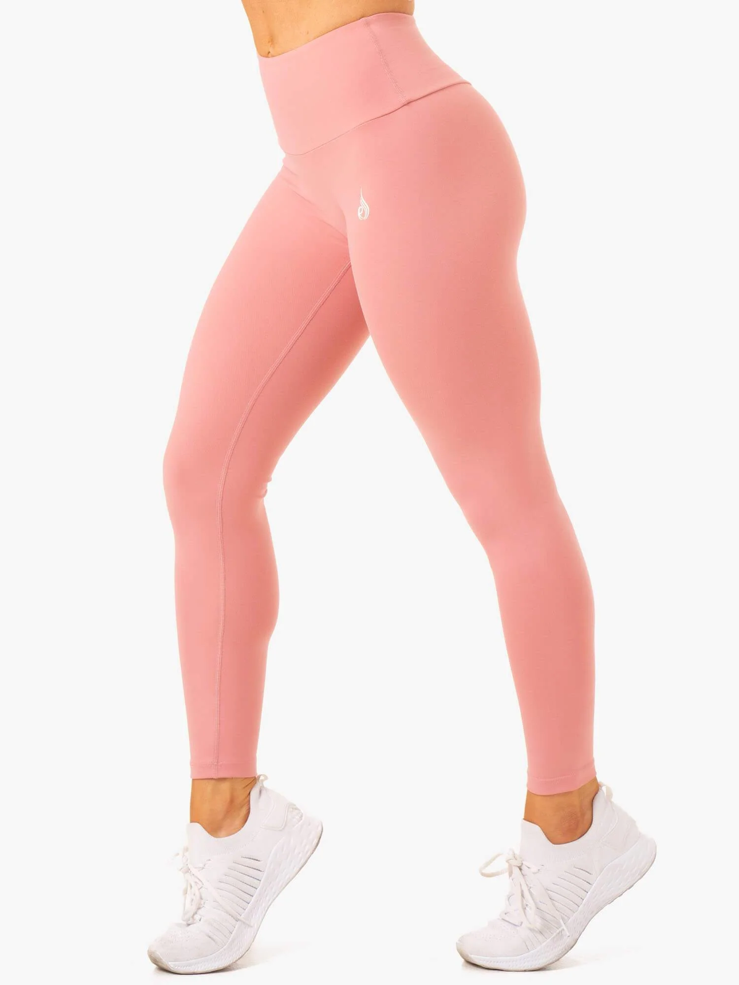 Vital High Waisted Scrunch Leggings - Blush Pink - Image 4