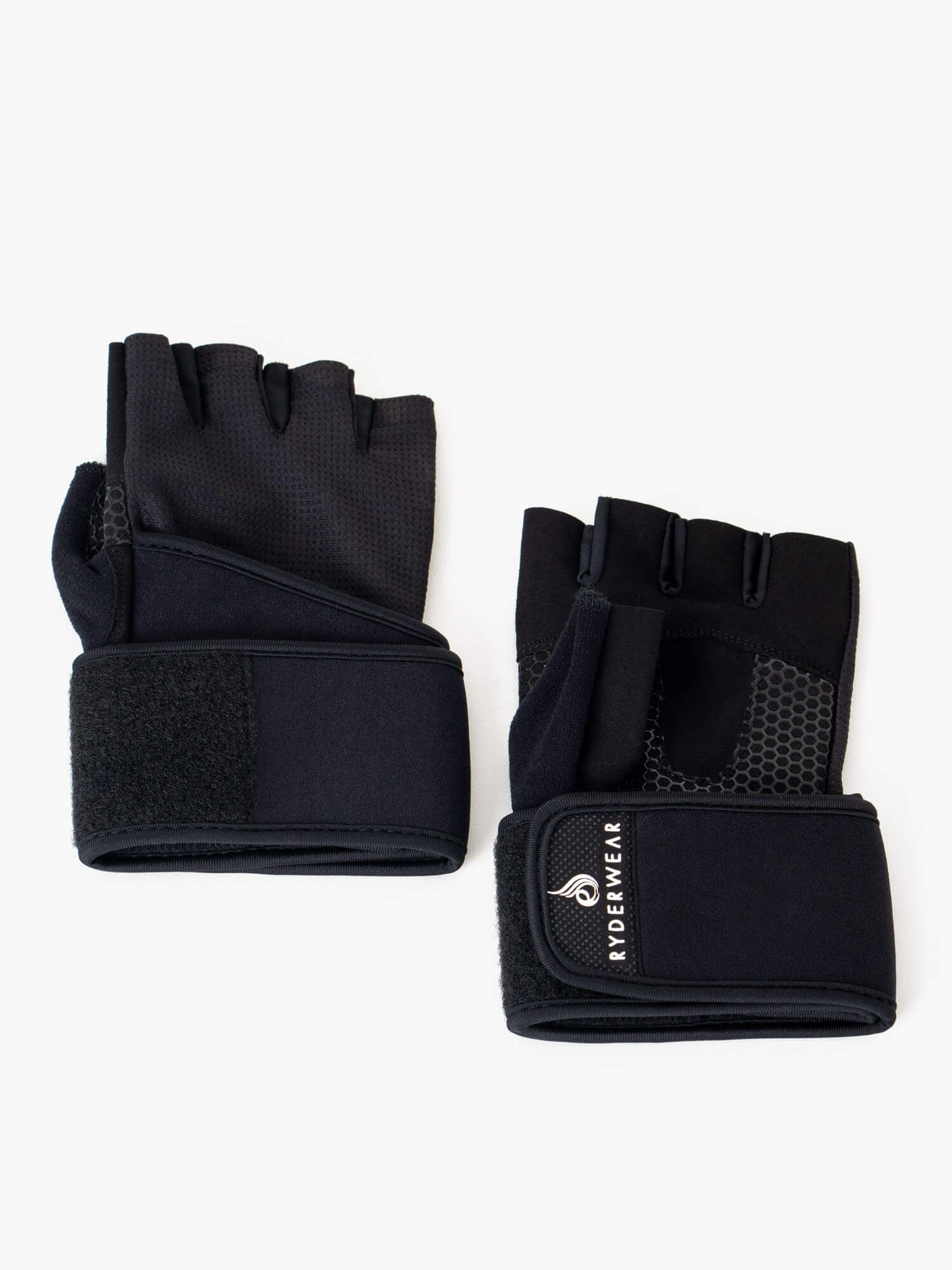 Wrap Lifting Gloves - Black - Image 5